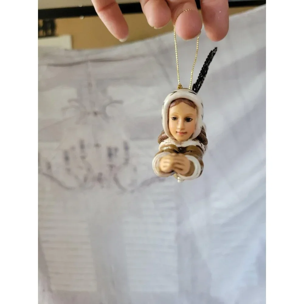 Flying angel cheub ornament‎ Xmas holiday home tree